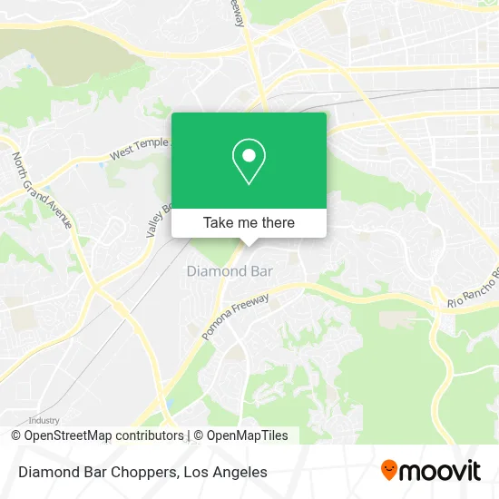 Diamond Bar Choppers map