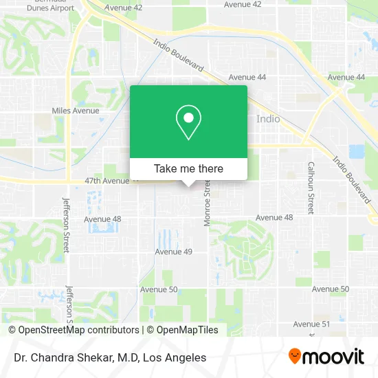 Dr. Chandra Shekar, M.D map
