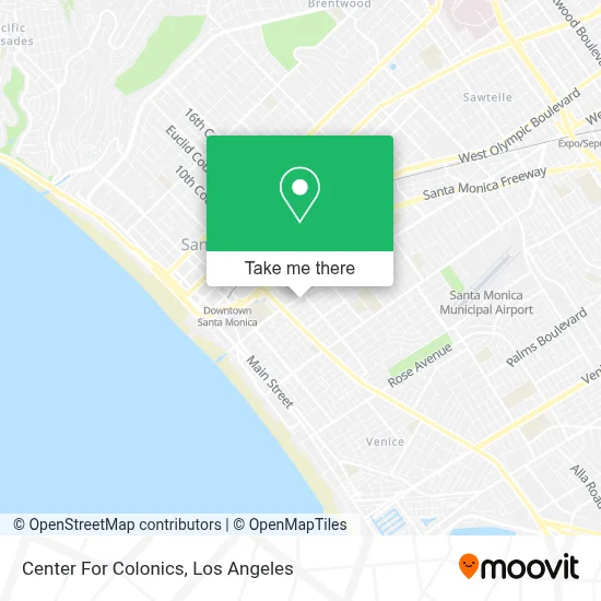 Center For Colonics map