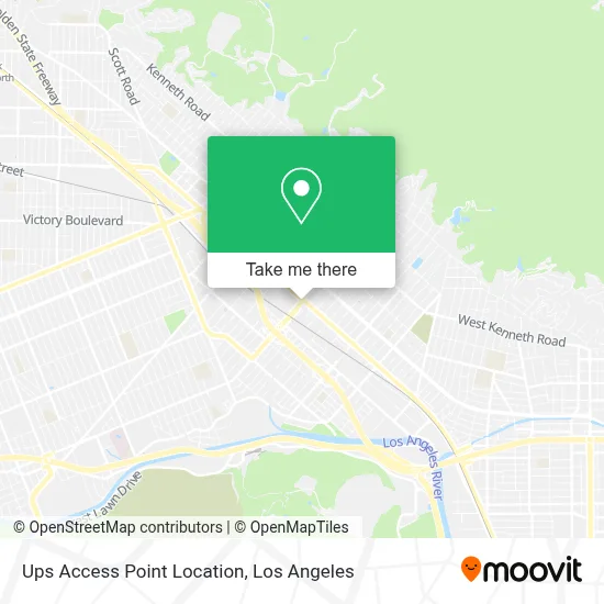 Ups Access Point Location map