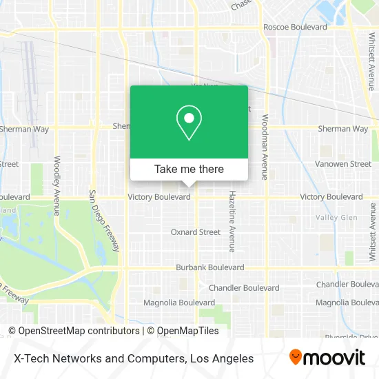 X-Tech Networks and Computers map