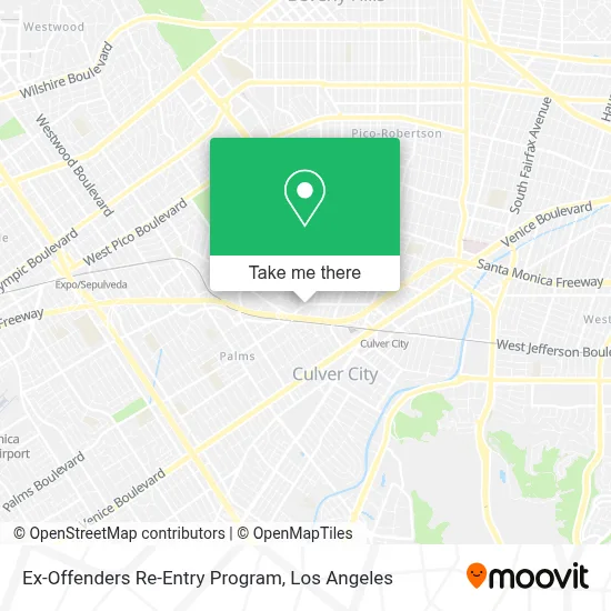 Ex-Offenders Re-Entry Program map