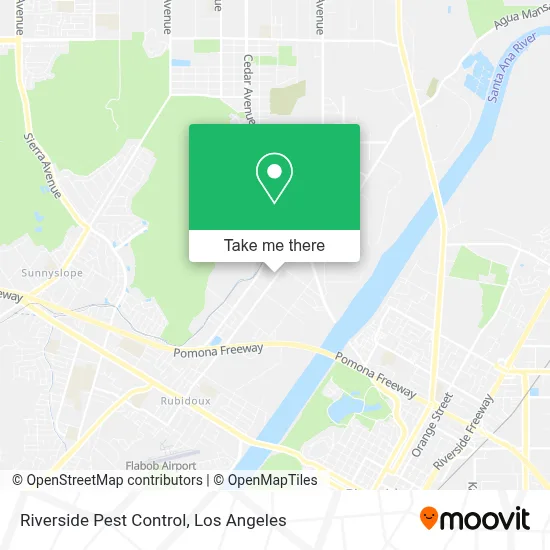 Riverside Pest Control map