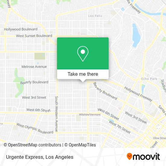Urgente Express map