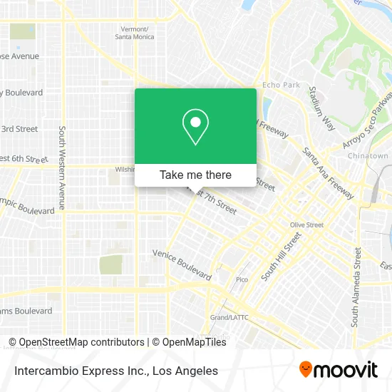 Intercambio Express Inc. map