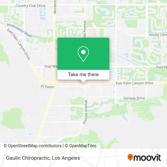 Gaulin Chiropractic map