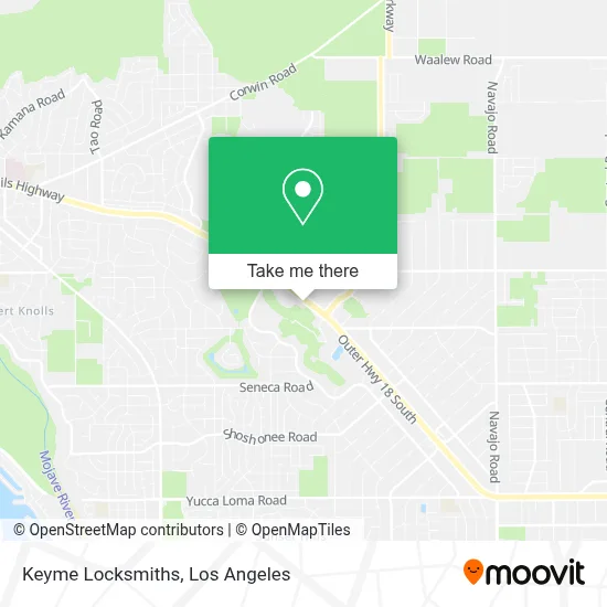 Keyme Locksmiths map
