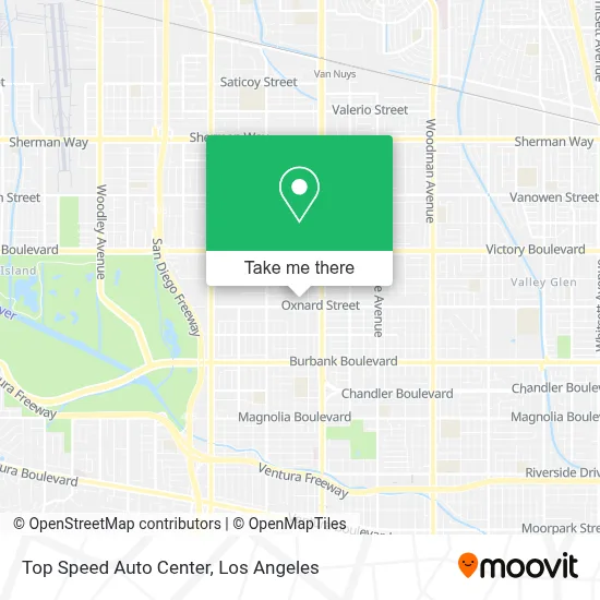 Top Speed Auto Center map