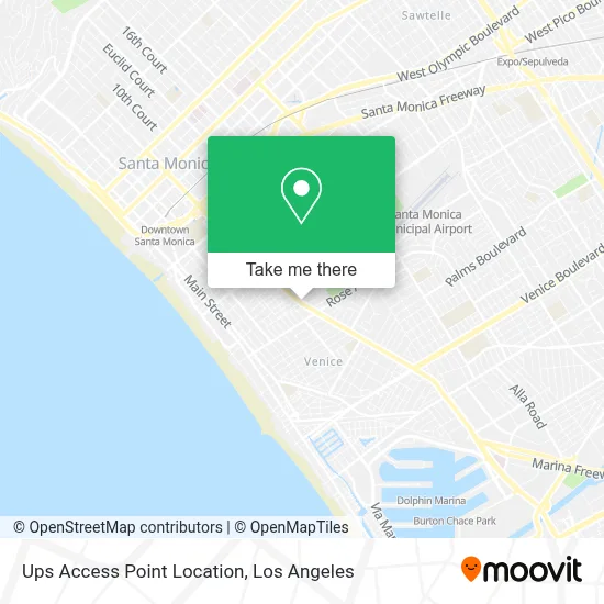 Ups Access Point Location map