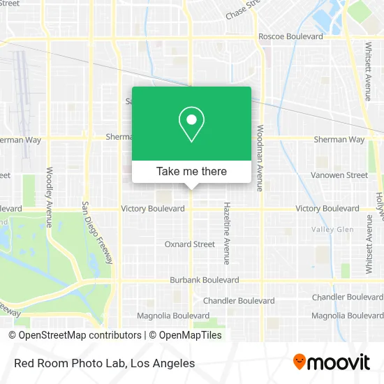 Red Room Photo Lab map