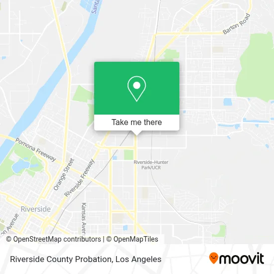 Riverside County Probation map