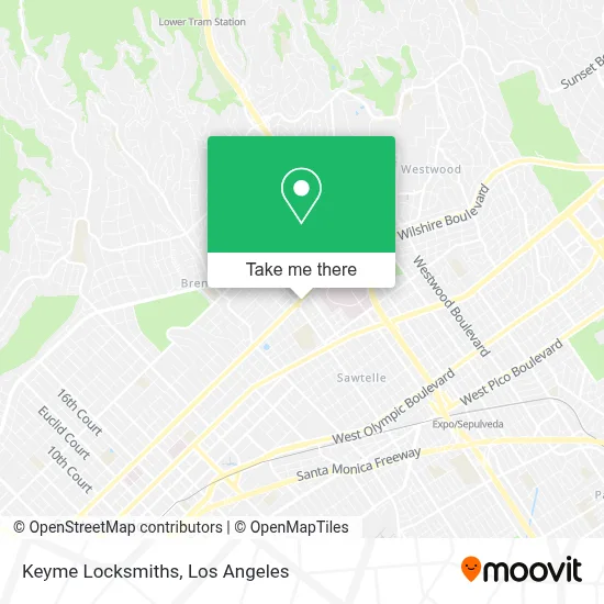 Keyme Locksmiths map