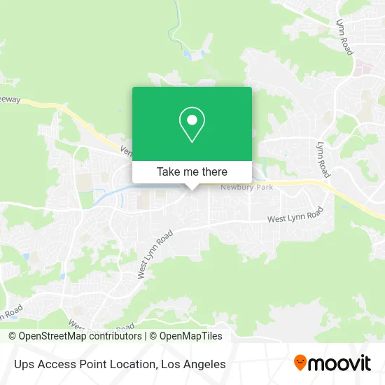 Ups Access Point Location map