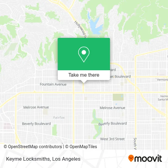 Keyme Locksmiths map