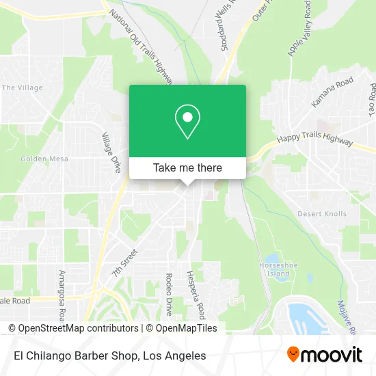 El Chilango Barber Shop map