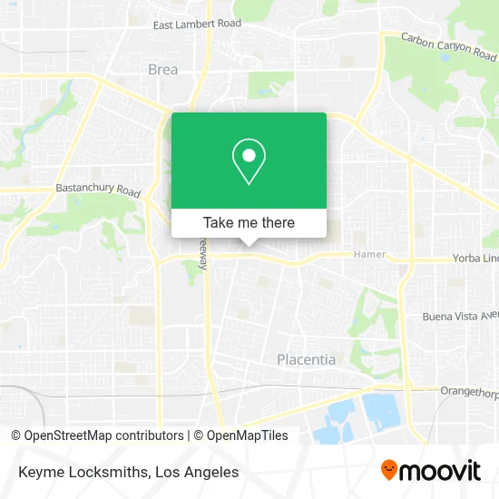 Keyme Locksmiths map