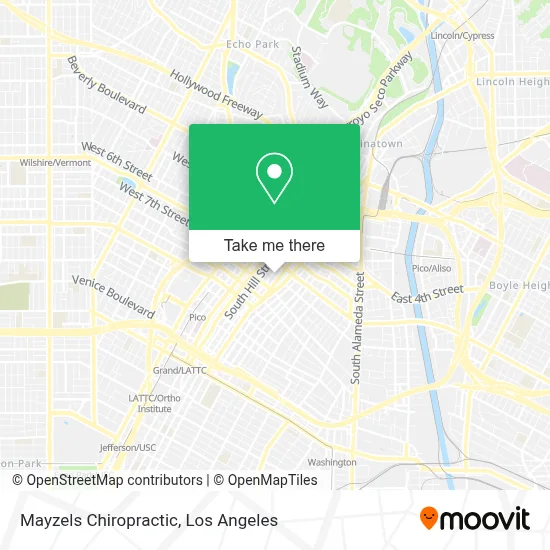 Mayzels Chiropractic map