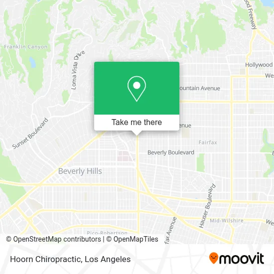 Hoorn Chiropractic map