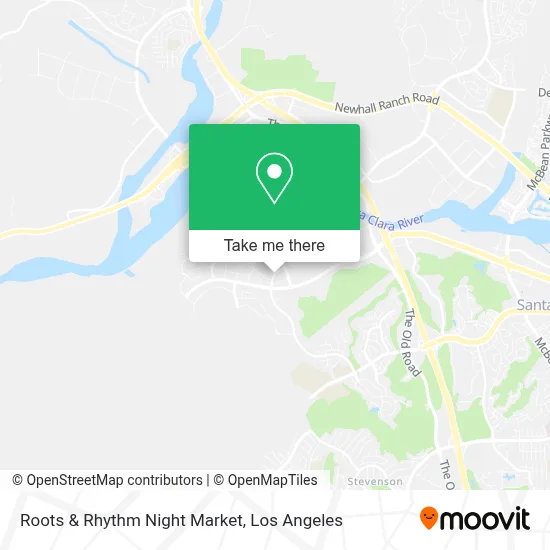 Roots & Rhythm Night Market map
