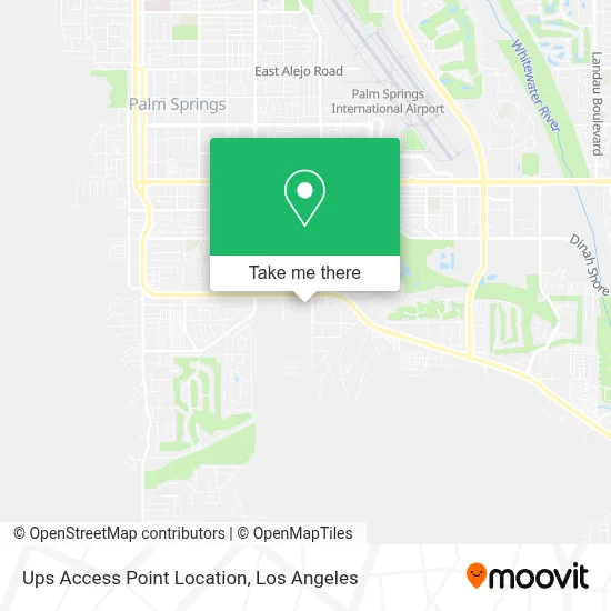 Ups Access Point Location map