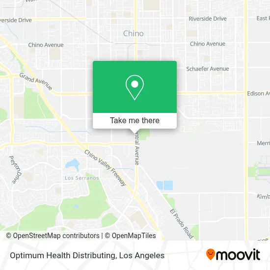 Optimum Health Distributing map
