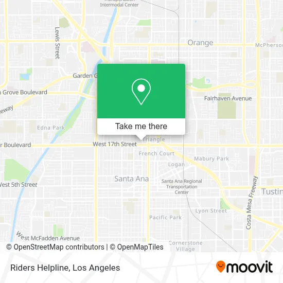 Riders Helpline map