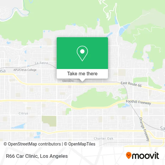R66 Car Clinic map