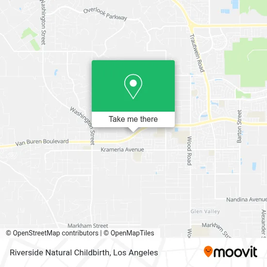 Riverside Natural Childbirth map