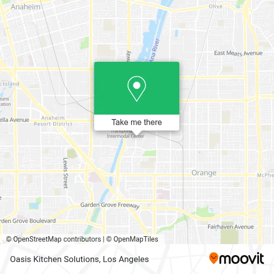 Oasis Kitchen Solutions map