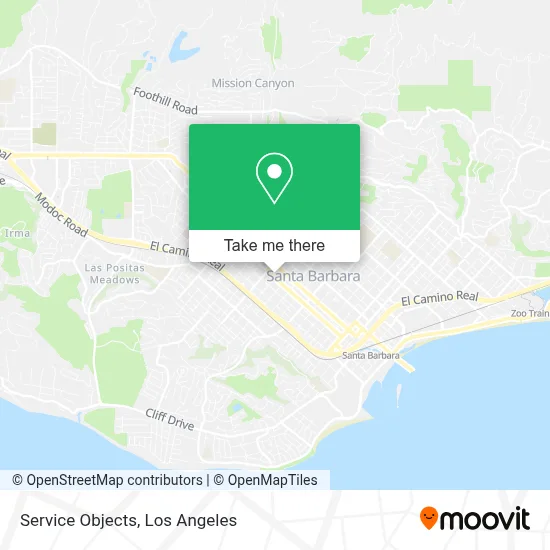 Service Objects map
