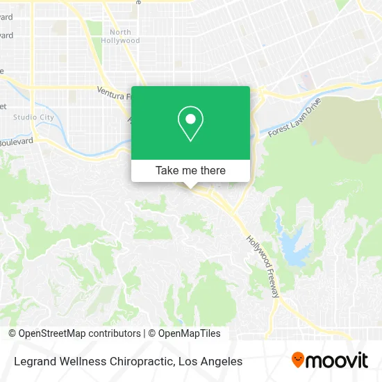 Legrand Wellness Chiropractic map