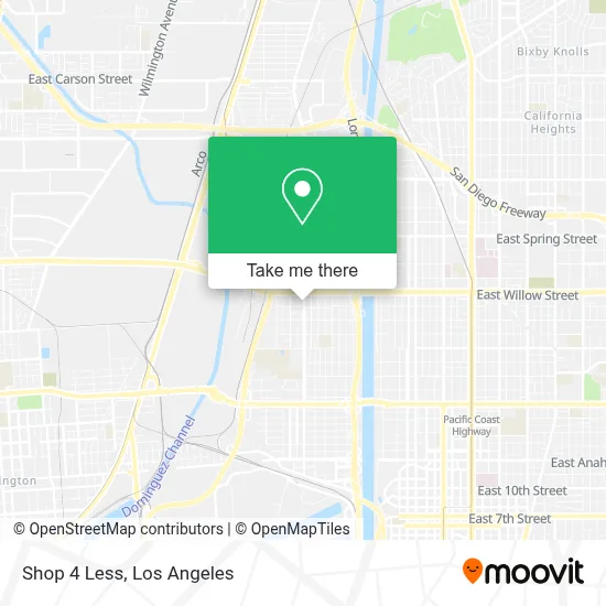 Shop 4 Less map