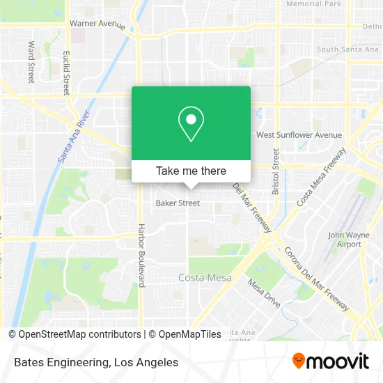 Bates Engineering map