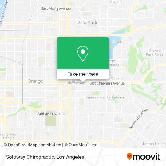 Soloway Chiropractic map
