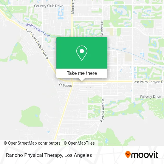 Rancho Physical Therapy map