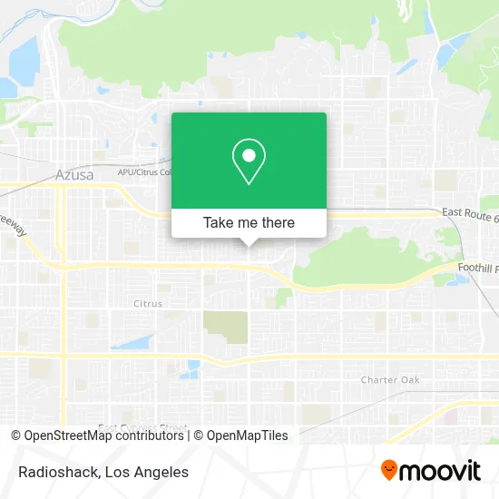 Radioshack map