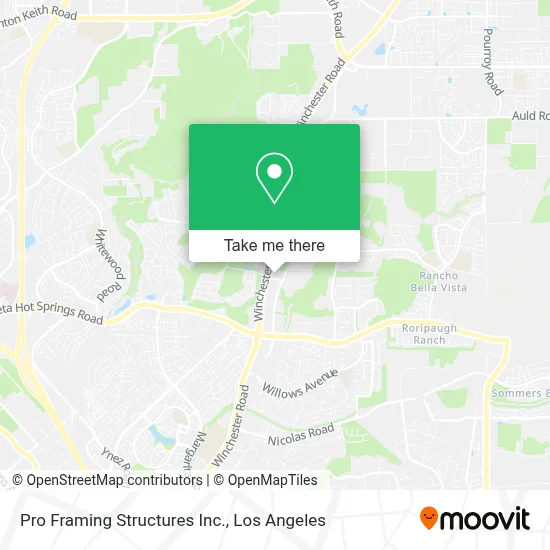 Pro Framing Structures Inc. map