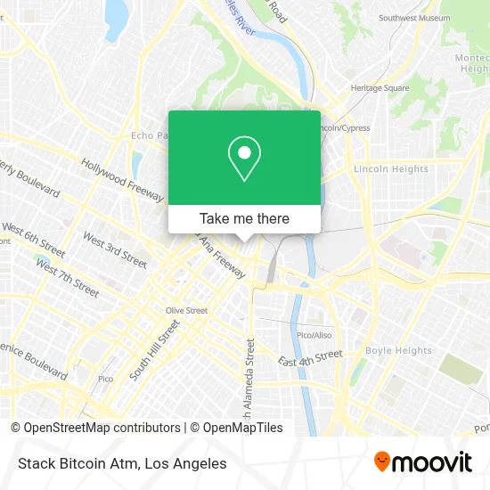 Stack Bitcoin Atm map