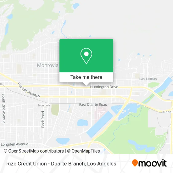Rize Credit Union - Duarte Branch map