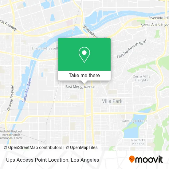 Ups Access Point Location map