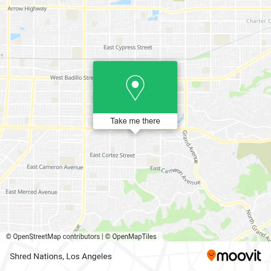 Shred Nations map