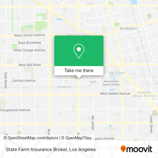 State Farm Insurance Broker map