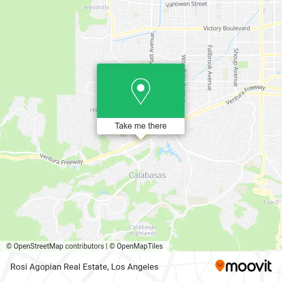 Rosi Agopian Real Estate map