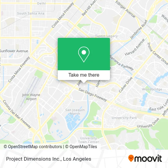 Project Dimensions Inc. map