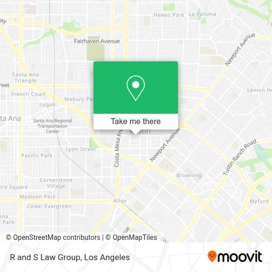R and S Law Group map