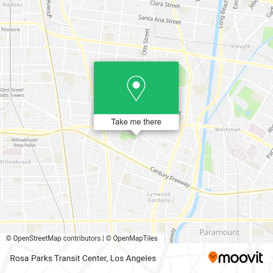 Rosa Parks Transit Center map