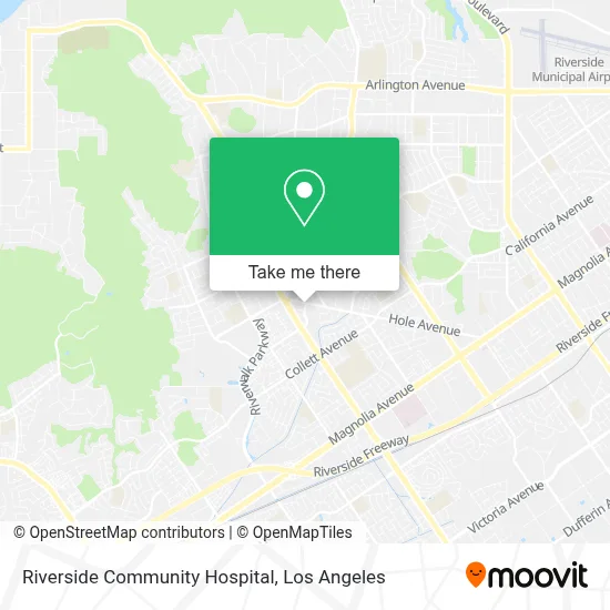 Riverside Community Hospital map