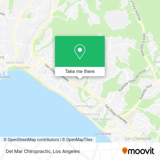 Del Mar Chiropractic map