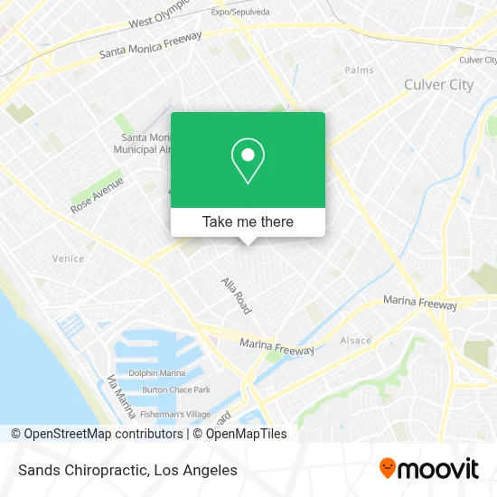 Sands Chiropractic map
