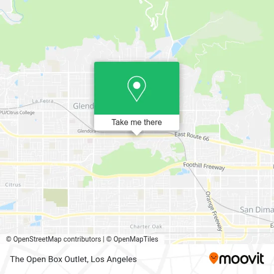 The Open Box Outlet map